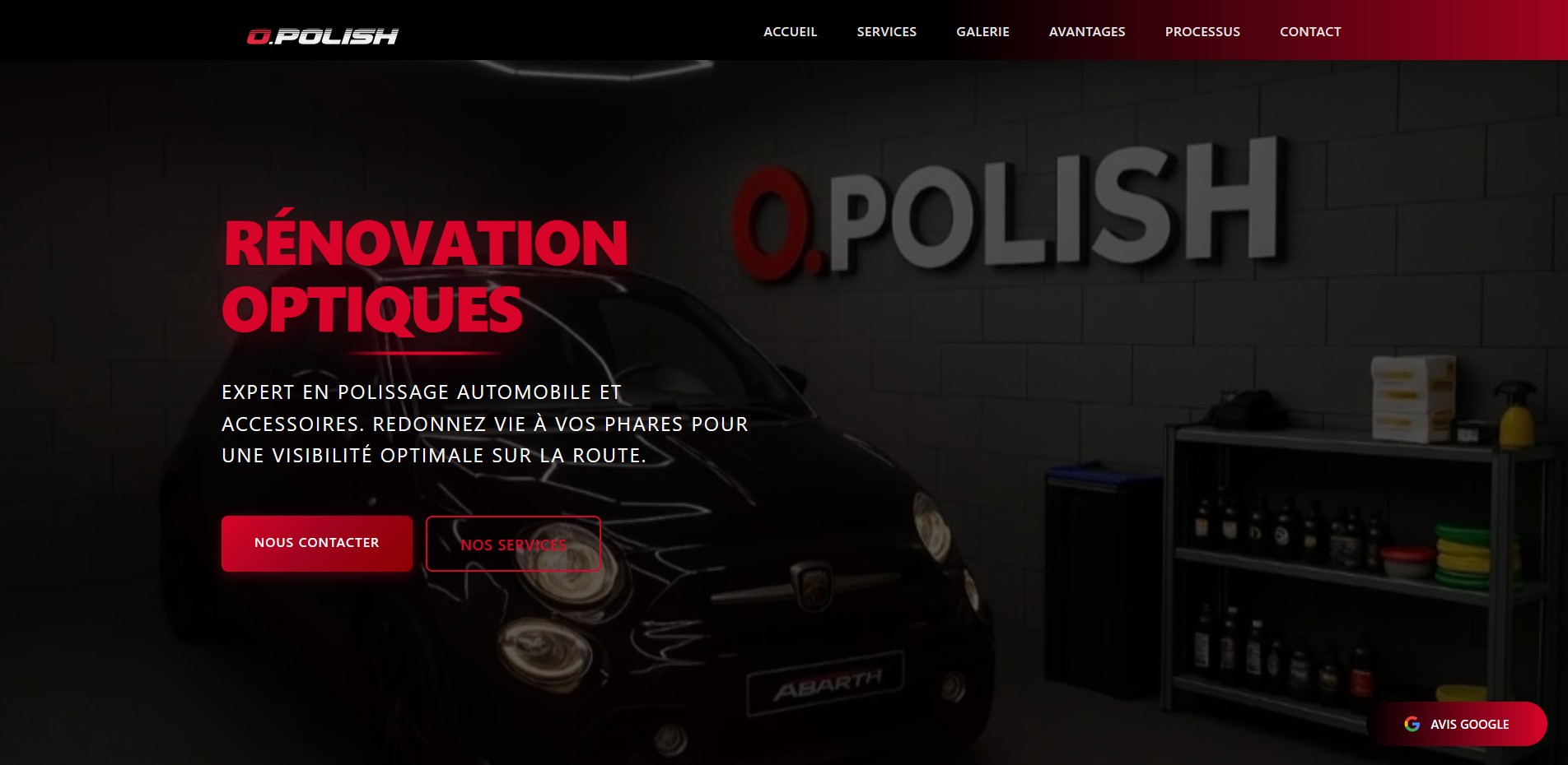 Site web de polissage